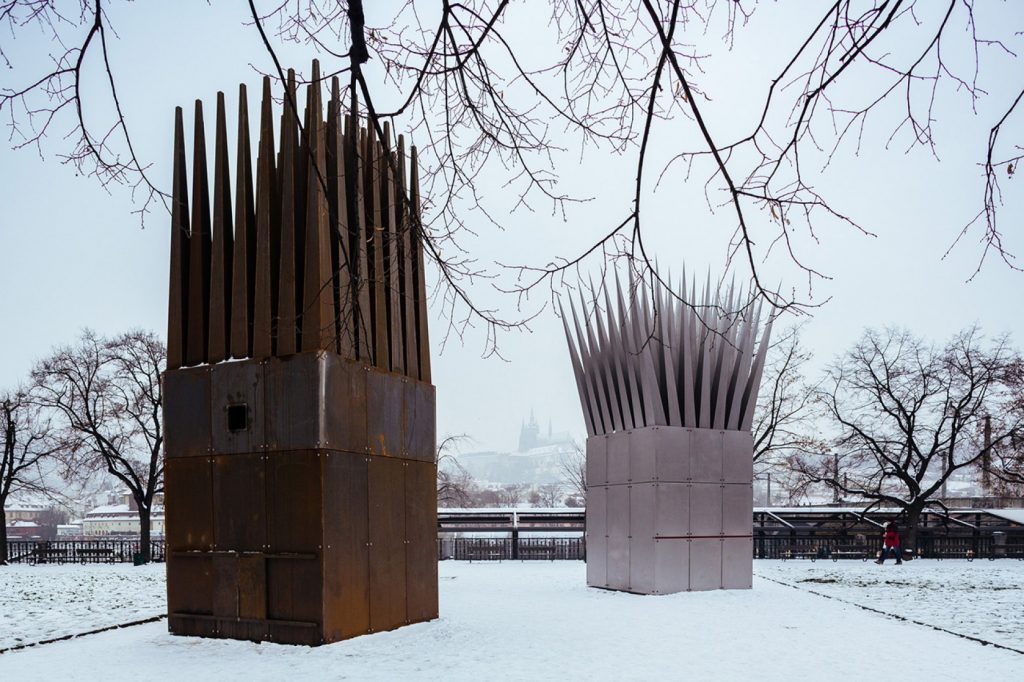 Memorial to Jan Palach, Designed by John Hejduk. Photography © Miroslav Cikán